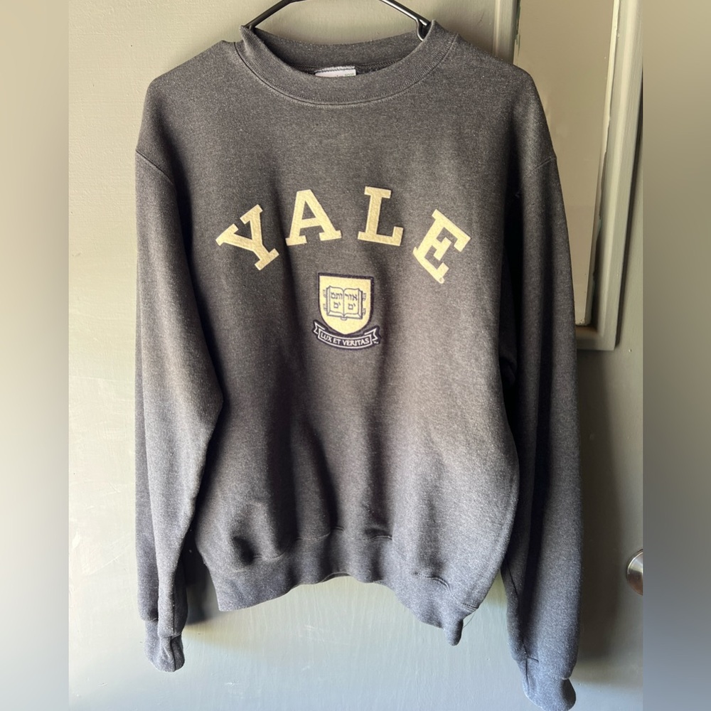 Yale Charcoal Crewneck Sweatshirt